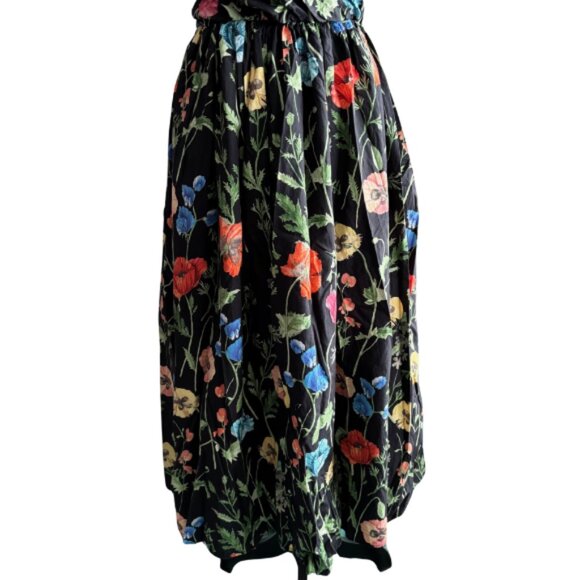 H&M GORGEOUS LONG FLORAL DESIGN COTTON DRESS, SZ.L - Picture 6 of 9
